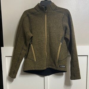 REI Women's Earthy Green Zip-Up Jacket Sz Med